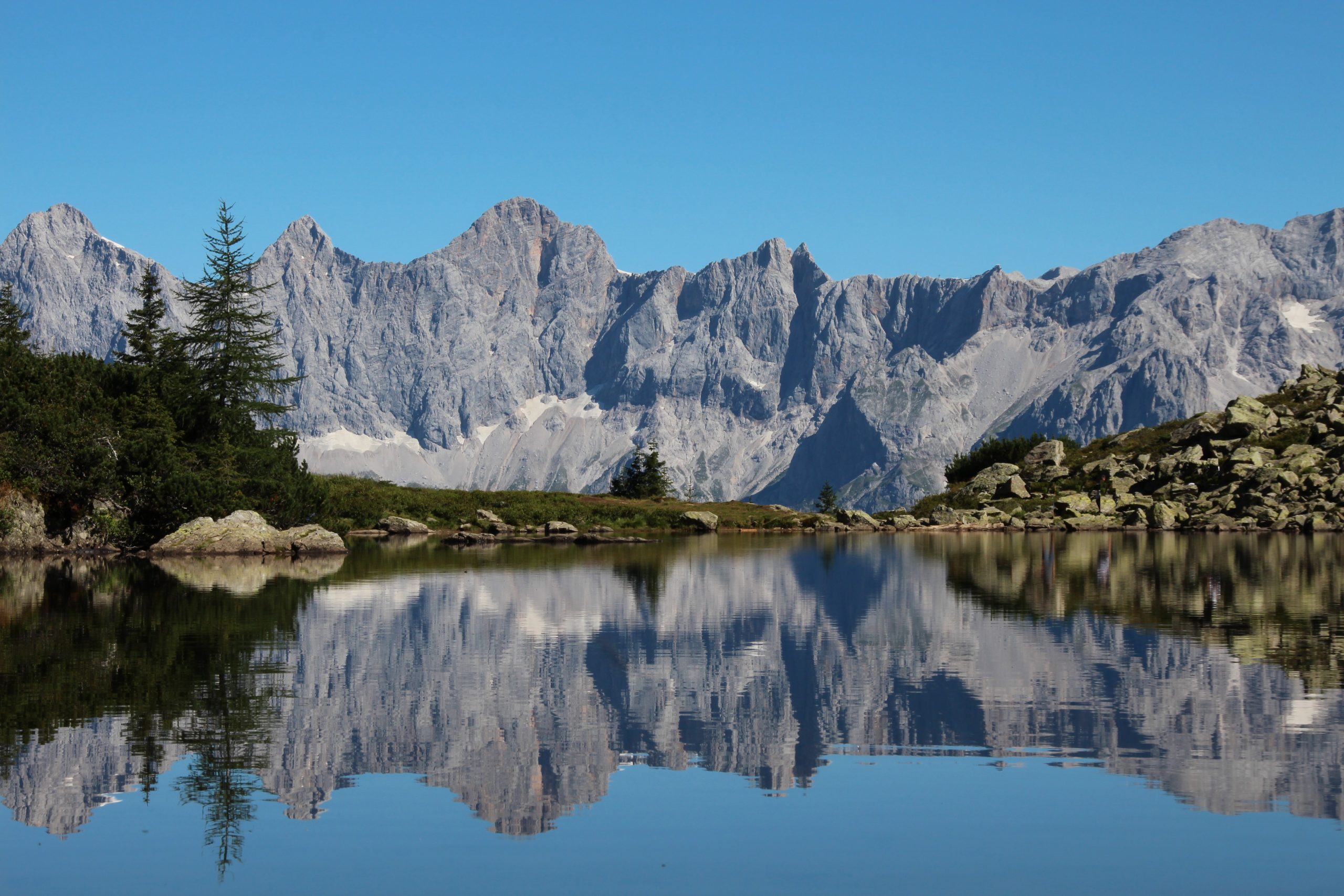 lake in the austrian alps