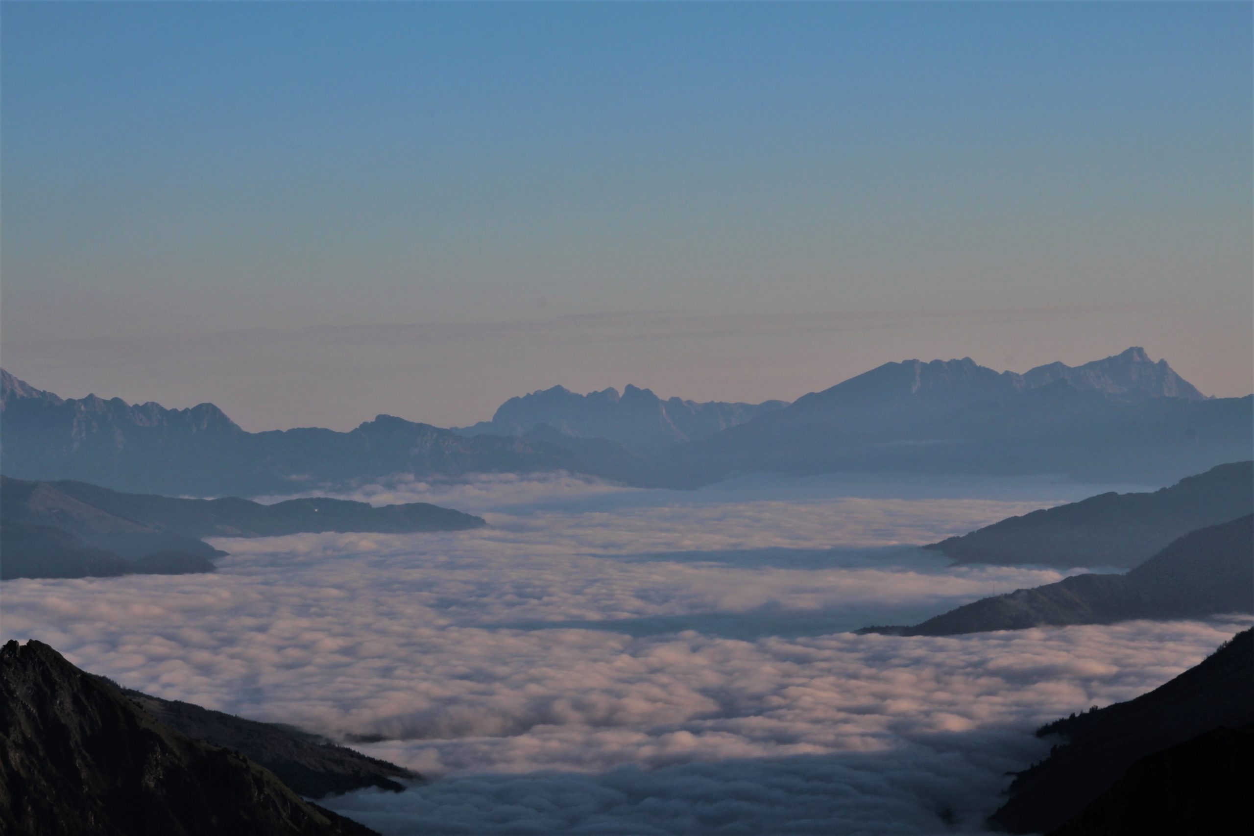 Zell am See unter Wolken